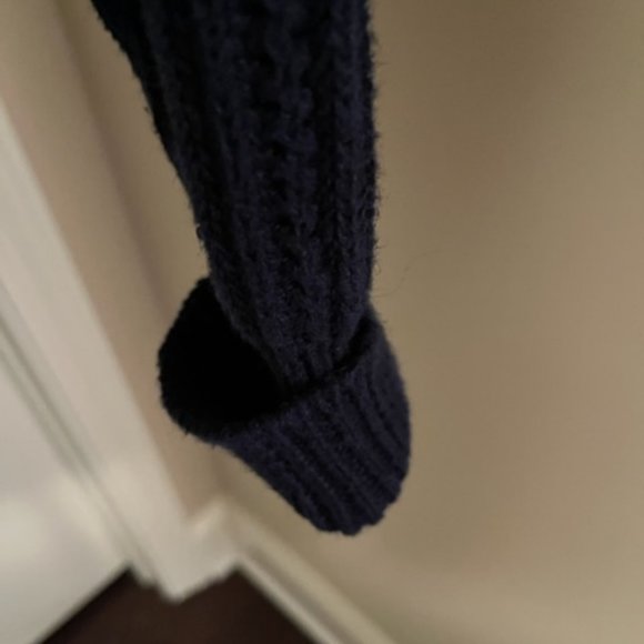 Vintage Christopher and Banks Navy Blue Cardigan Sweater Size Medium - Picture 3 of 5